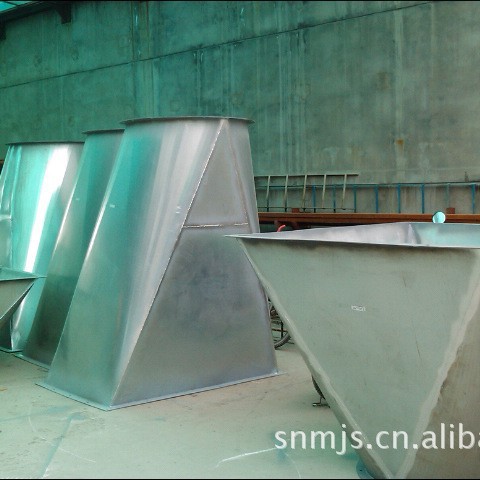 风道加工钣金机结构件天圆地方滚圆圈圆激光切割铝合金激光加工