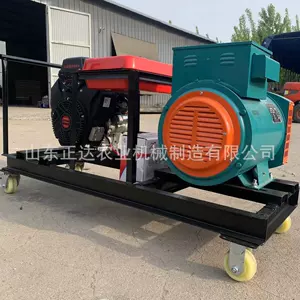 1000Kw Gasoline Generator Set, Portable Generator for Trucks, Mobile Belt-Powered Power Generation