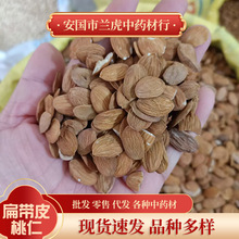 桃仁中药材1000g山桃仁批发桃仁干果可打粉野生桃仁 去壳带皮食用