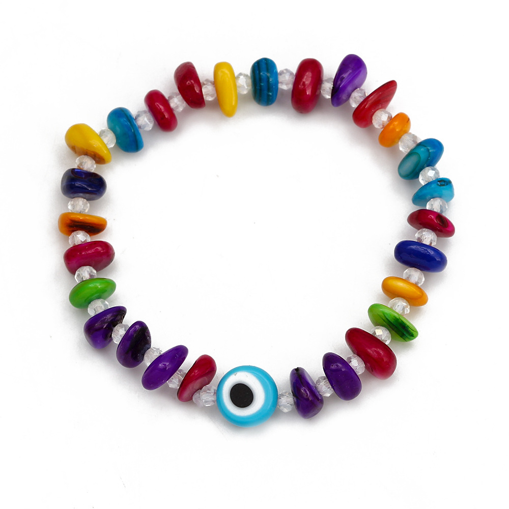 Fashion Eye Copper Inlay Zircon Bracelets 1 Piece