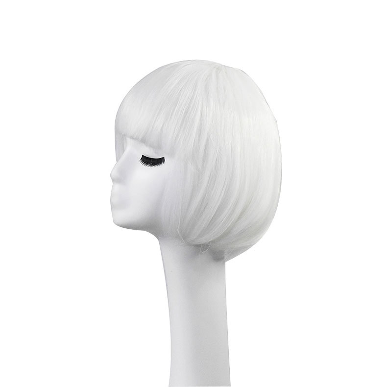 Mufei transfronterizo especial para la peluca de color BOB cubierta de la cabeza de los estudiantes productos de fiesta peluca de cabello corto fabricantes