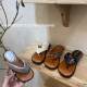 Korean Style Children's Shoes 2025 Summer Children's Leopard-print Flip-flops All-match Western Style Casual Outwear Beach Sandals