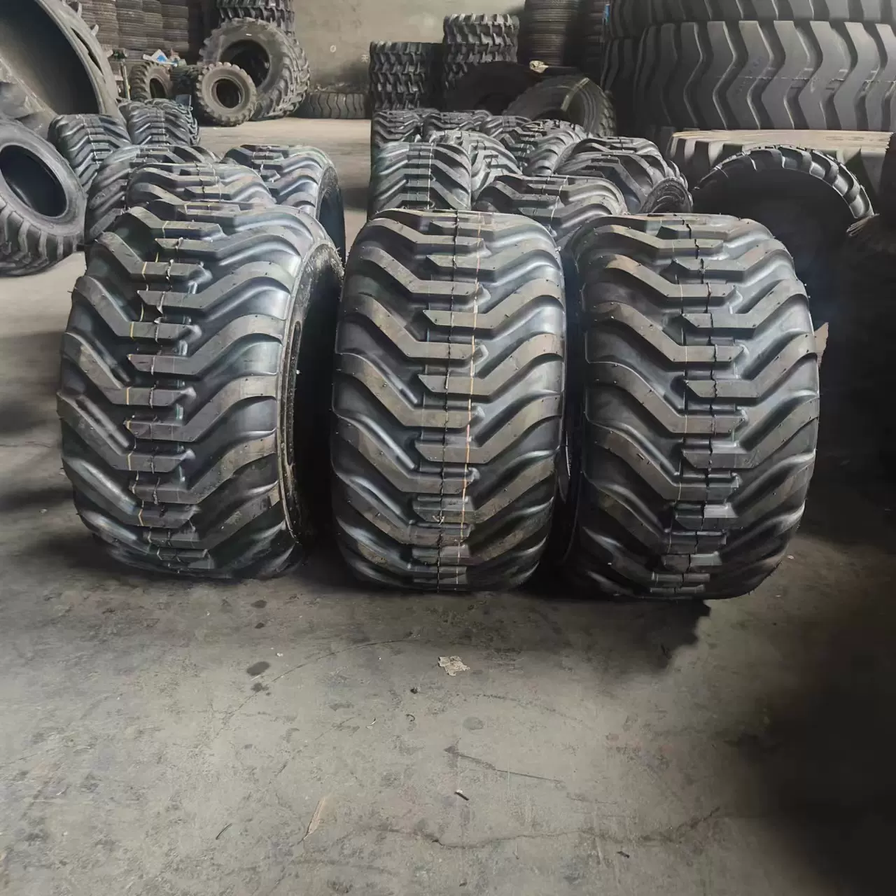 农机具轮胎26*12.000-12捆草机轮胎26X12.00-12 横纹轮胎配钢圈