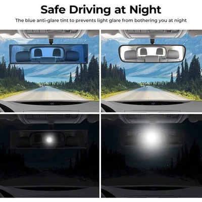 Large field of view rear view auxiliary mirror, Rearview Mirror with Large Field