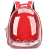 Transparent, side opening, Red