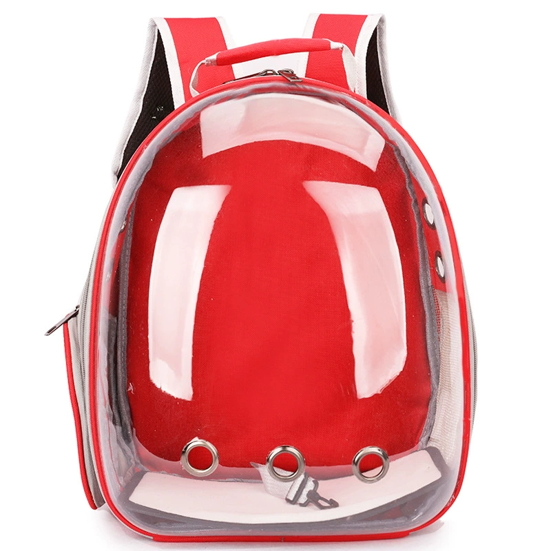 Handheld space backpack, transparent dome design, portable 0.98 kg