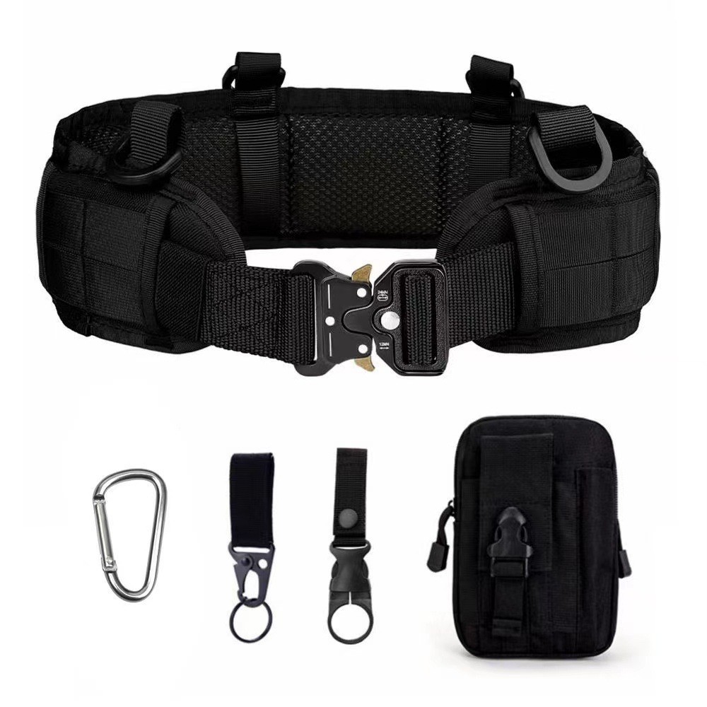 Transfronterizo amazónica fan al aire libre táctico multifuncional cinturón de cintura de cintura de cintura de entrenamiento de campo CS