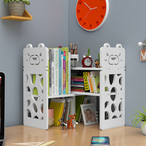 Student Desk Organizer, Dorm Stretchable Bookshelf, Office Desk Rack, Multi-layer Book Storage Shelf