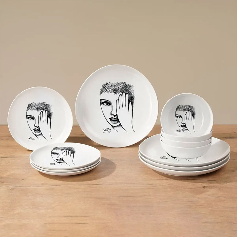 Modern South Africa Carrol Boyes Character Ceramic Decorative Plate Art Crafts Living Room Ornaments Tableware Modern South Africa Carrol Boyes Character Ceramic Decorative Plate Art Crafts Living Room Ornaments Tableware