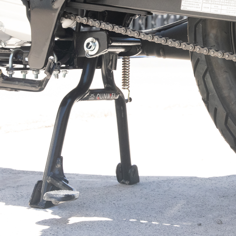 GZS150, Haojue Motorcycle tail - black-carbon-steel-center-stand-gz150gzs150-universal