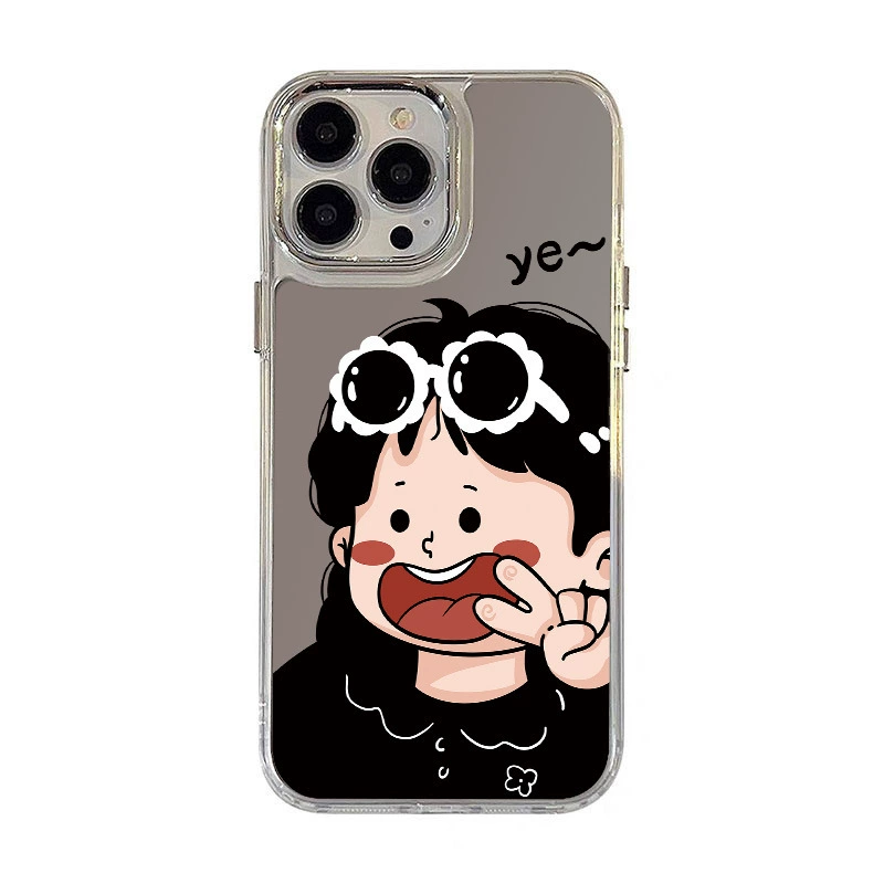 Чехол для телефона совместимый с iPhone 13 Pro, милый, с эффектом зеркала, 7 Plus