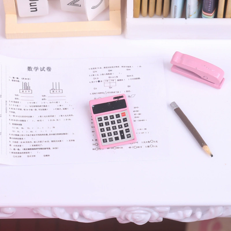 Симулятор мини-канцелярские карманные миниатюрные степлеры калькулятор