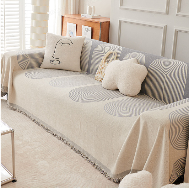 Cubresofá universal de lujo ligero, estilo nórdico, para todas las estaciones - Mayorista