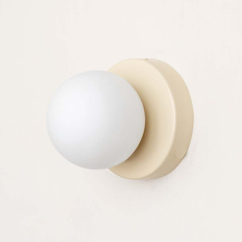lámpara de pared moderna minimalista sala de estar TV de fondo pared dormitorio escalera de cabecera creativa INS lámpara de bola de vidrio image 3