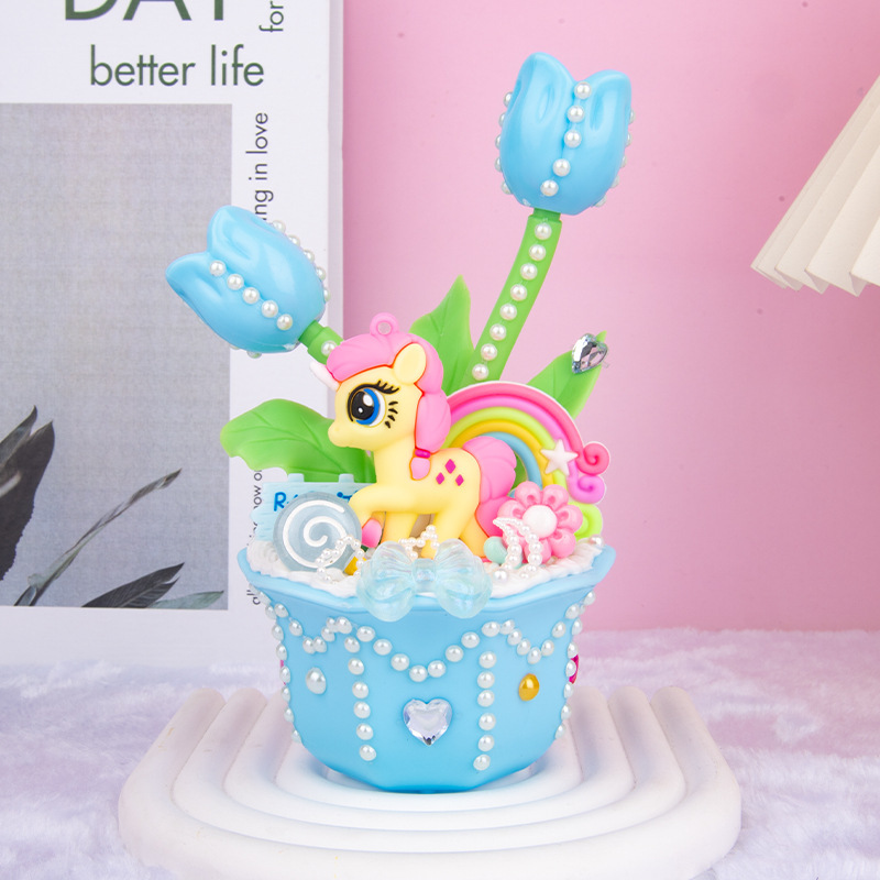 女の子 DIY 手作りクリーム接着剤材料パッケージギフトボックスセットクリエイティブ手作りショップ教育屋台おもちゃ卸売|undefined