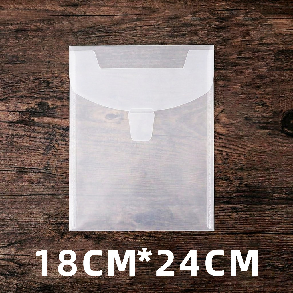 Changhe al por mayor A5 transparente hebilla bolsa de archivo factura engrosada horizontal A6 corte Etiqueta de almacenamiento herramienta abrasiva cuchillo vertical molde