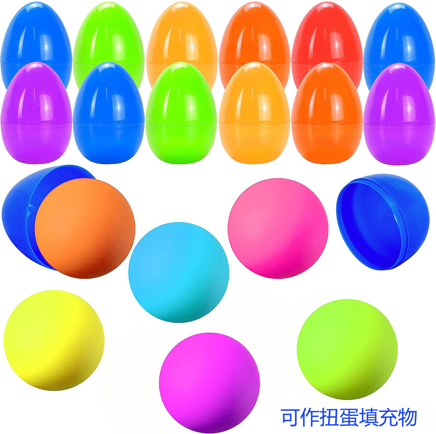 Transfronterizo de 3,5 cm ventilación bola de harina arco iris pequeña TPR descompresión bola de tofu descompresión juguetes al por mayor