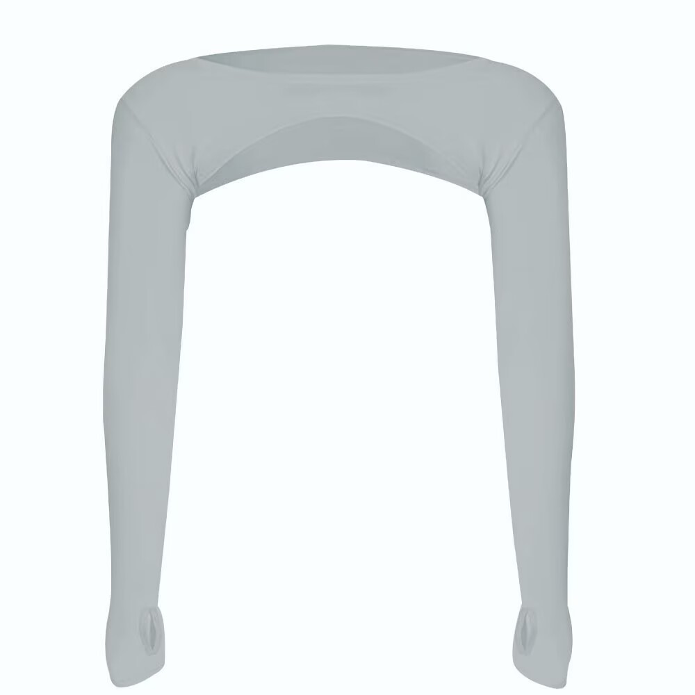 Protección solar para deportes al aire libre de verano para mujer, ligero, transpirable, fresco, alta elasticidad, chal anti-UV, mangas, protección solar de alta elasticidad