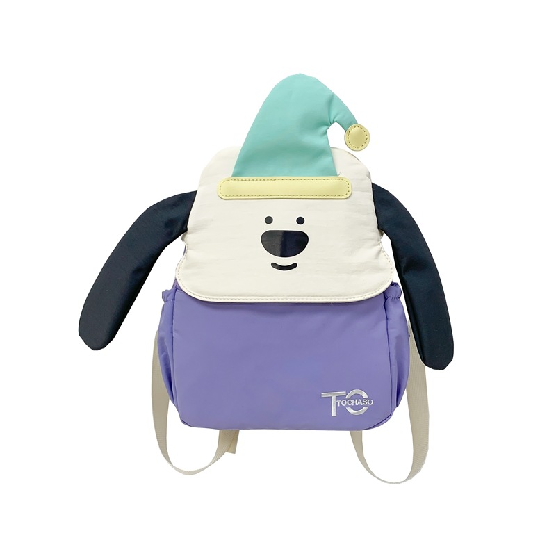 Caricatura lindo sombrero bebé mochila de color extranjero mochila para niños y niñas 2026 nueva mochila infantil transfronteriza