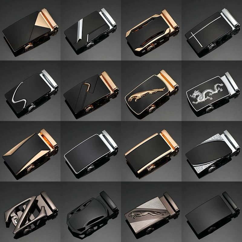 Men's belt, metal trousers, buckle, accessories, 3.5cm