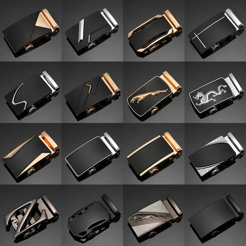 Men's belt, metal trousers, buckle, accessories, 3.5cm