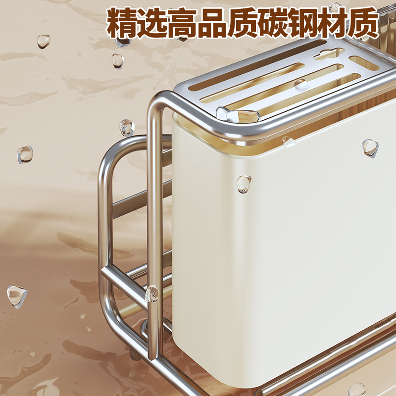 2025 nuevo estante para herramientas de cocina, estante para herramientas multifunción de alto valor, tabla de cortar, tabla de cortar, palillos, jaula para palillos