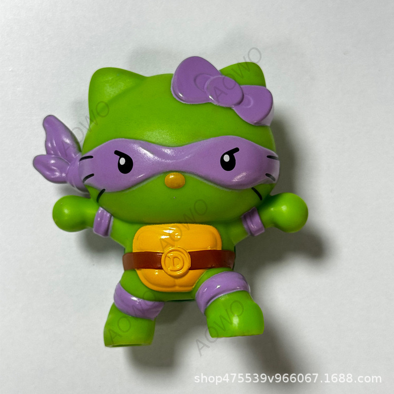 TURTLES手办模型玩偶麦当劳联名款三丽鸥忍者神龟库洛米系列玩具|undefined