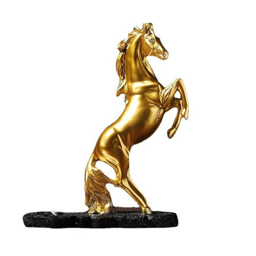 Light Luxury Gold Horse Red Wine Rack Bracket, Success Comes with a Horse, Living Room Wine Cabinet, Home Decor Ornament, Resin Craft, Wholesale