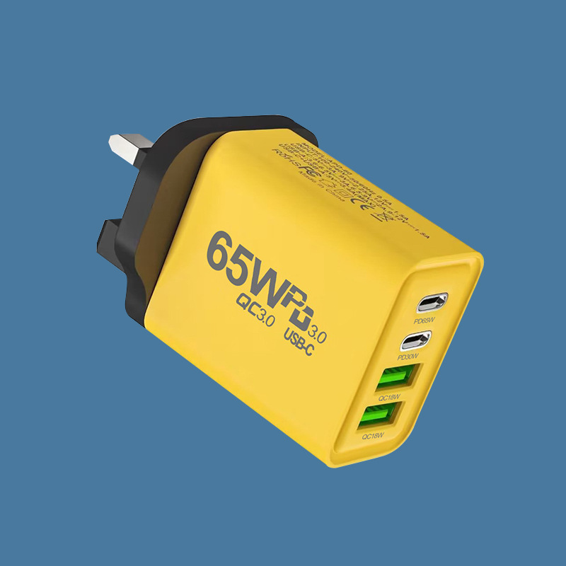 国境を越えた卸売 65 ワット窒化ガリウム pd 充電器 5v3a 超高速充電ヘッド 65 ワット多機能 4 ポート充電ヘッド|undefined