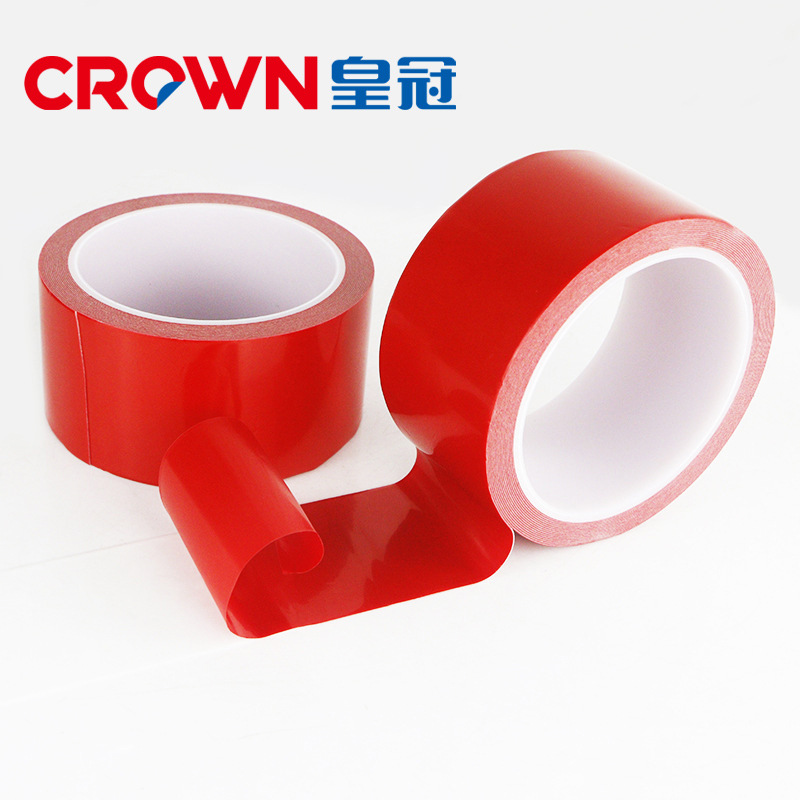 皇冠亚克力双面胶 透明厚度1.0 电梯粘合 玻璃粘合 皇冠泡棉胶带