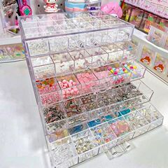 ビーズ包装箱ビーズ収納ボックスルースコンパートメントライスビーズアクリルボックス diy アクセサリー引き出し透明
