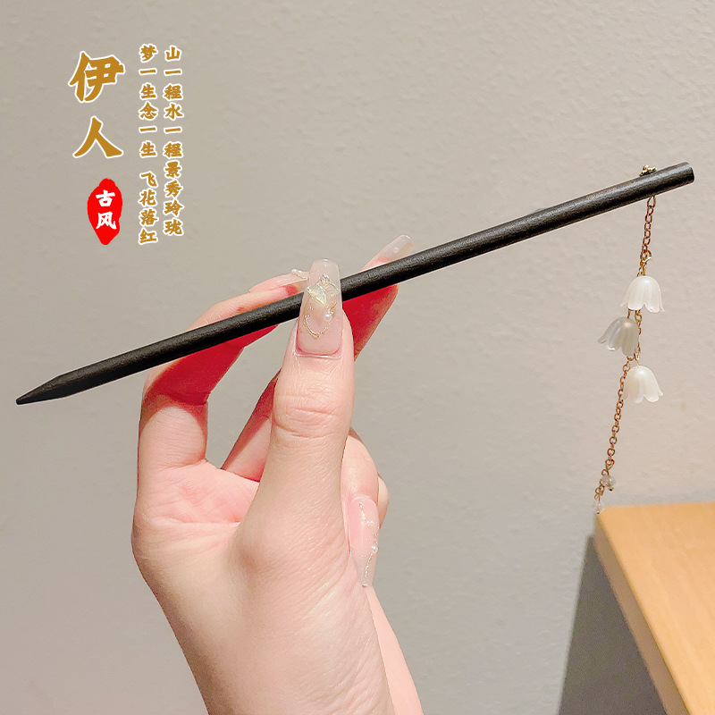 Nueva horquilla de estilo chino borla de alto grado para mujer horquilla diaria updo horquilla estilo antiguo hanfu hairpin tocado