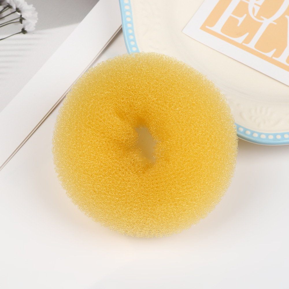 Ball-head doughnut cone para el cabello de chicas coreanas lindas Ball-head cone para el cabello flojo no daña toque de cabello