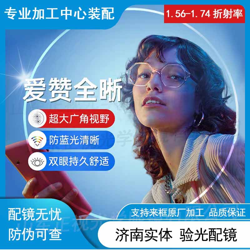 Aizan Ultra Clear Diamond Crystal Film Protective Film Ultra Wide-Angle Clear Lens for Reducing Visual Fatigue, 1 Piece