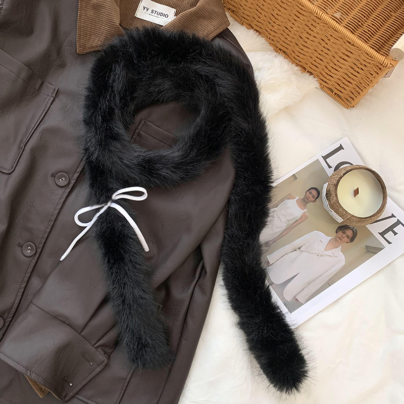 Bufandas femeninas de imitación de cabello de cabello