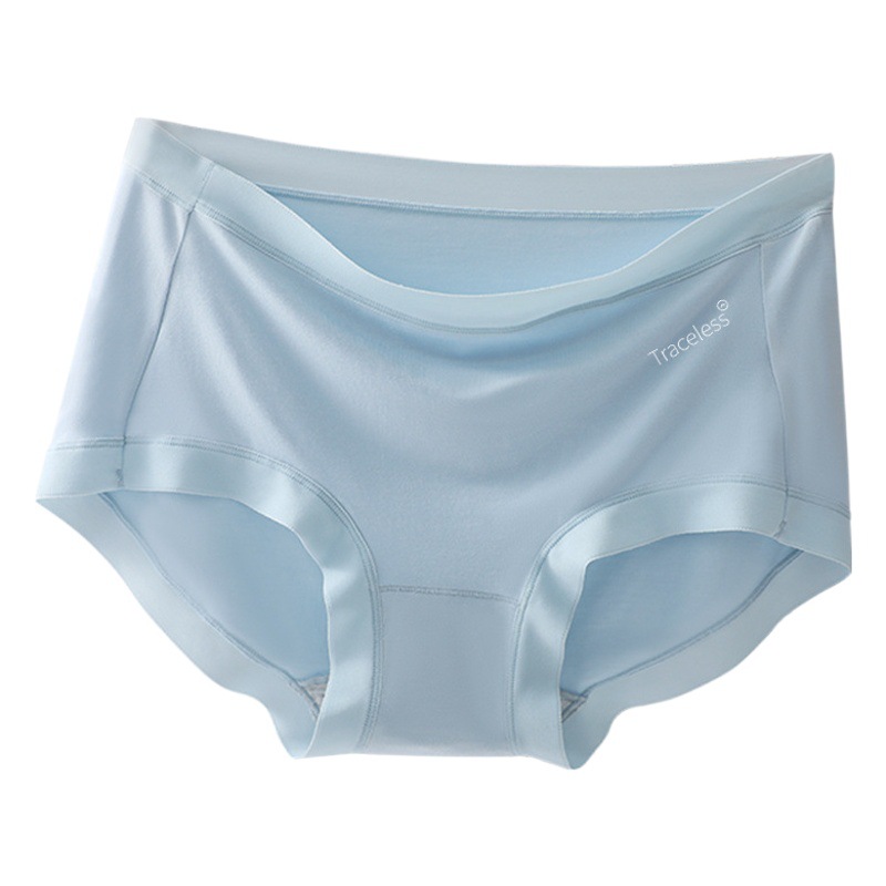 Ropa interior de mujer modal desnuda entrepierna de algodón de mujer chica antibacteriana sin costuras cintura media triángulo transpirable pantalones cortos al por mayor