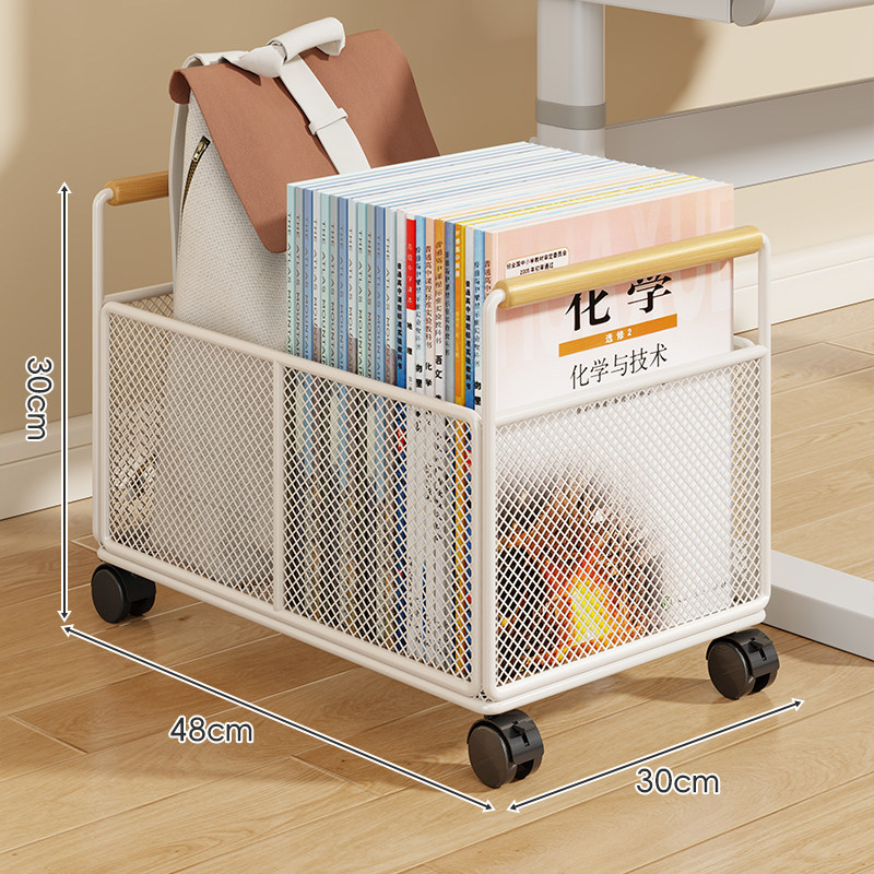 Estante Organizador de Libros para Escritorio, Móvil, De Gran Capacidad, para Aula image 14
