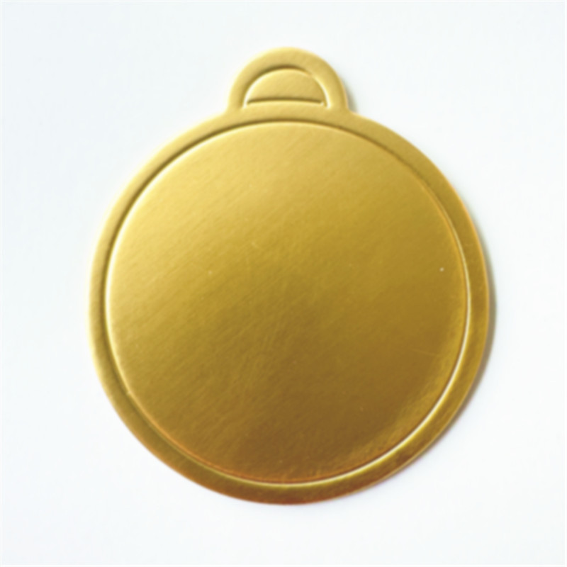 Mini cartón de oro 100 hojas de diámetro 5.5cm - 100