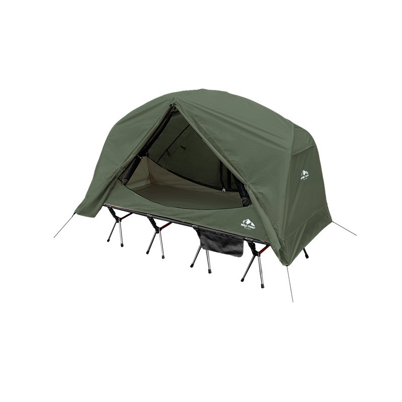 Camping al aire libre cama de marcha 80cm más amplia ancho a prueba de mosquitos a prueba de agua a prueba de lluvia campana de senderismo portátil