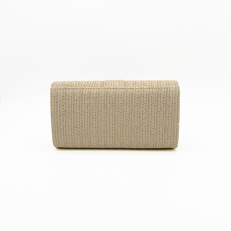 PVC Color Sólido Tejido Cuadrado Bolsos De Noche display picture 19