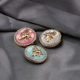 Fashion Metal Bee Diamond Button Small Chanel Style Jacket Sweater Coat Button Suit Hand Seam Button Decorative Buckle