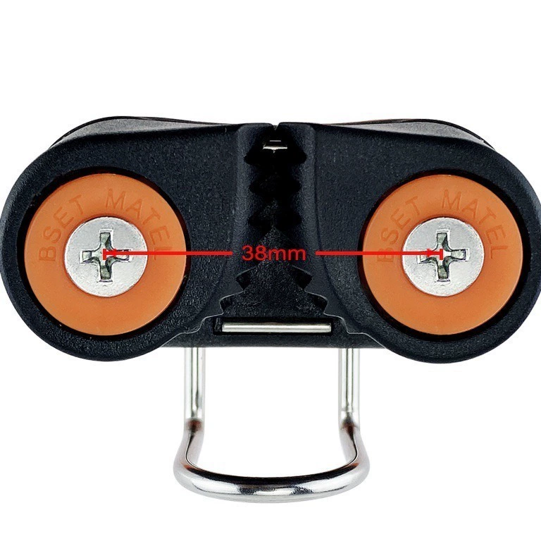 Трансграничный двойной нейлоновой ремень с направляющей петля шариковый зажим канат карман автоматический зажим веревка доска фитнес-оборудование