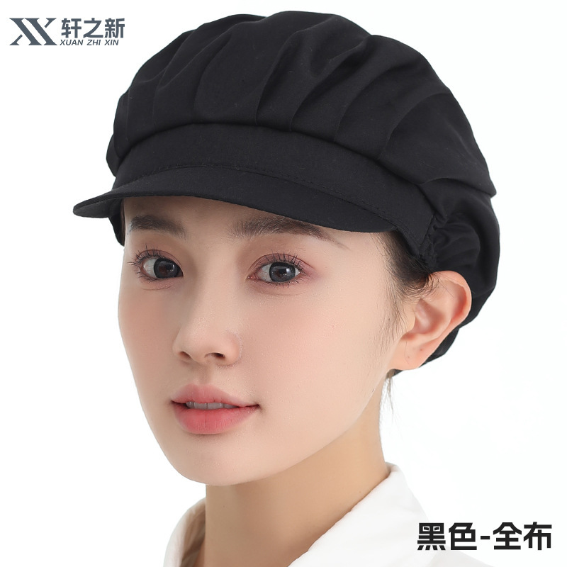 男女车间工作帽厨房餐厅卫生帽厨师帽食品网帽透气食品帽子批发|undefined