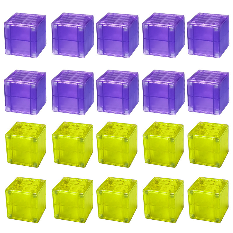 透明磁気ビルディングブロック 3 センチメートル多用途三次元幾何学磁気おもちゃ教育科学と教育ビルディングブロック補助部品ゼロ|undefined