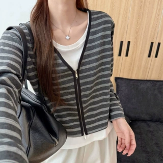 C1226假两件外套女2026秋季百搭显瘦遮肉长袖时尚单穿外套女上衣