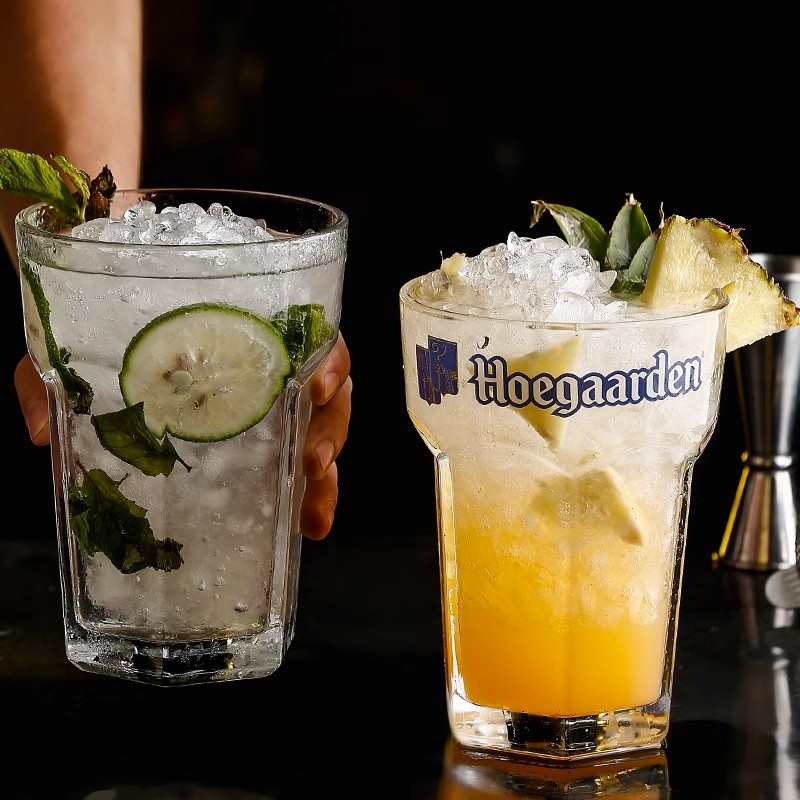 Ins Wind Net Red Mojito Cup restaurante de gran capacidad Fujia taza de cerveza de vidrio 800ml taza de té de frutas