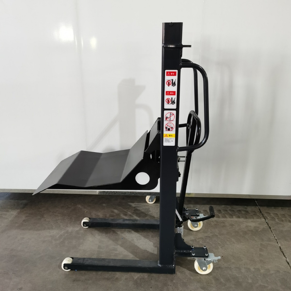 手动液压升降车 卷材上料卸料升降小车含运 载重800KG