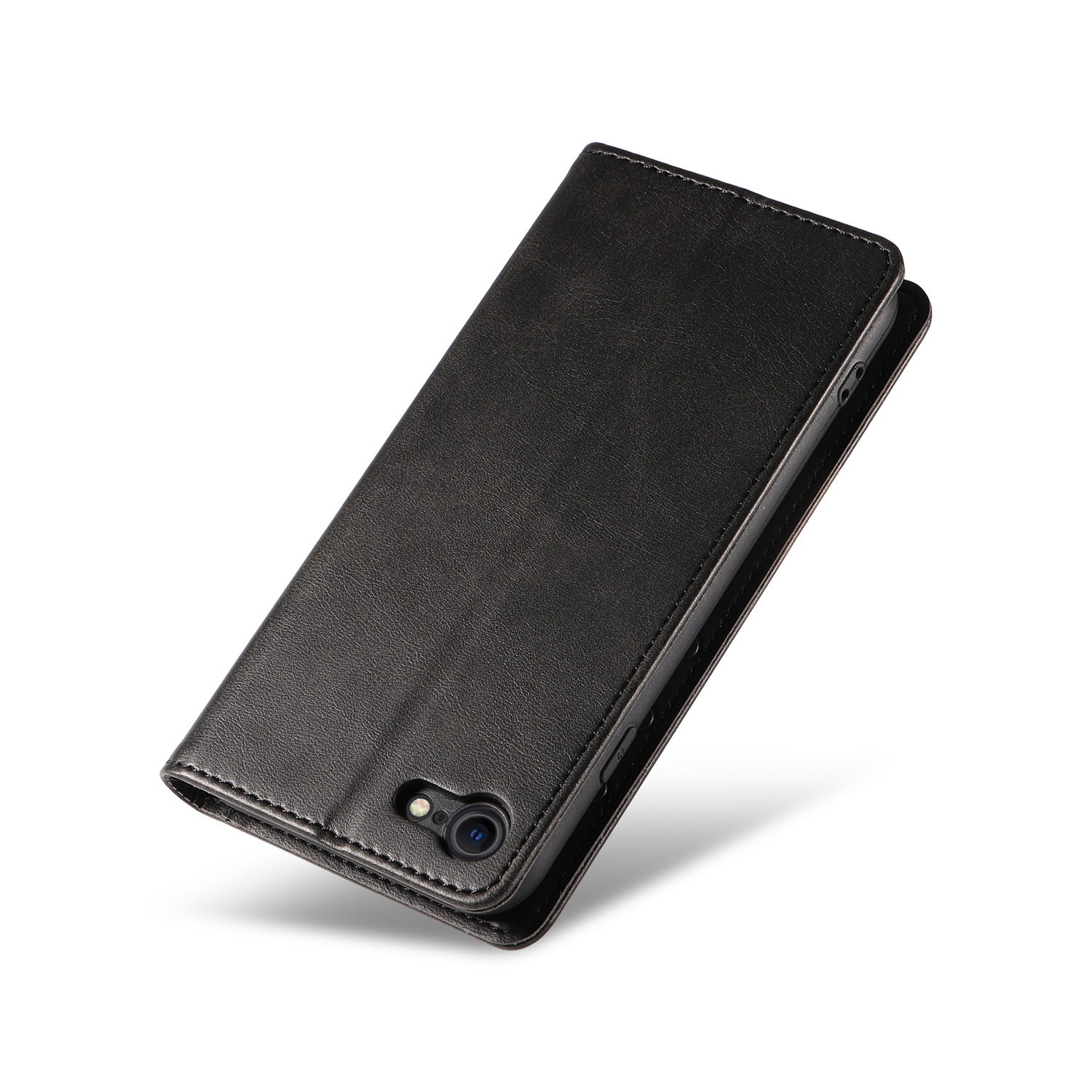 Leather Flip Case For Iphone 17 And 16 Pro With Card Holder_voghion.com