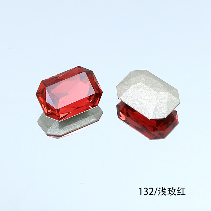 東洲クリスタル14*10長方形八角形ネイルアート尖底ラインストーンK9ガラスラインストーンDIY装飾品アクセサリー衣料品材料|undefined
