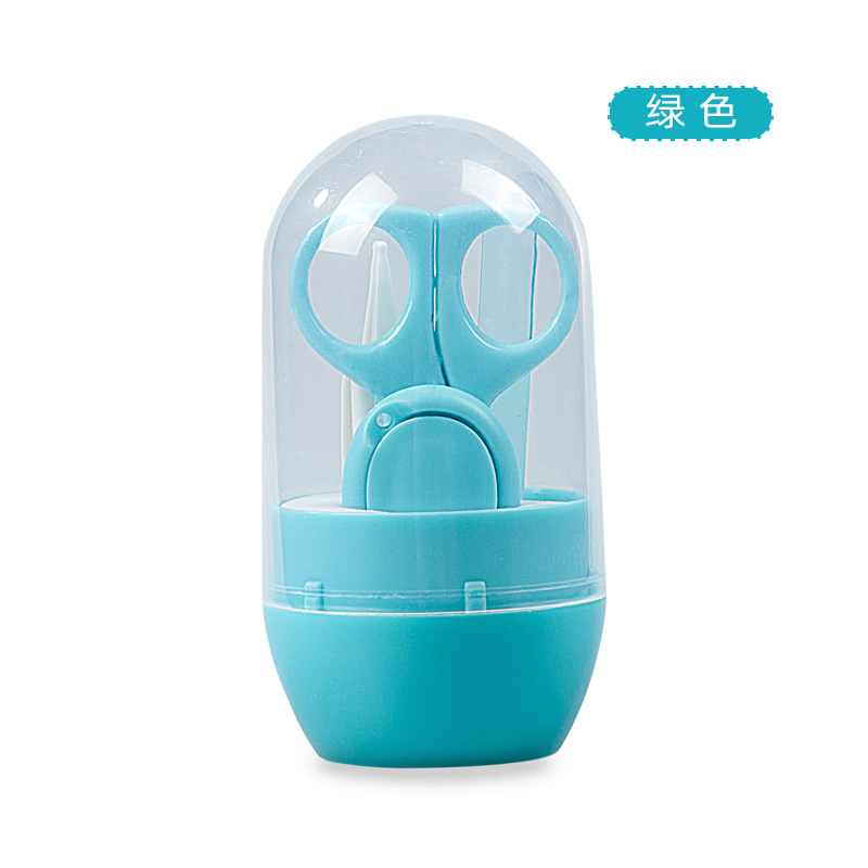 Set de Cortaúñas para Bebé Acero Inoxidable Anti-pellizcos, Seguro para Recién Nacidos y Niños